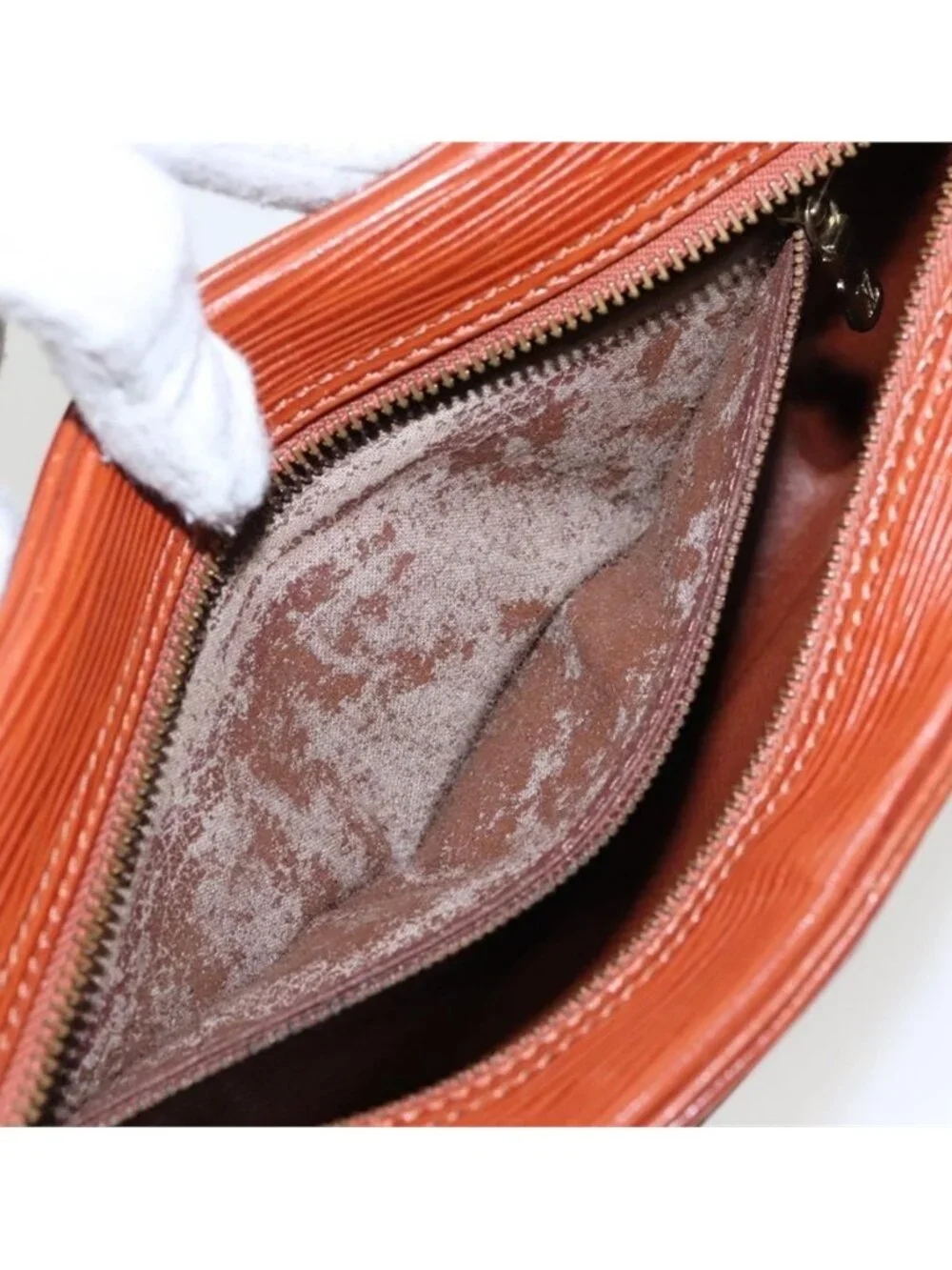 Authentic LOUIS VUITTON Epi Trocadero 23 Shoulder Bag Brown M52313 LV